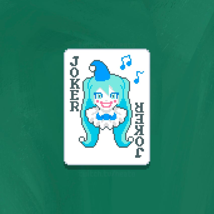 hatsune miku (vocaloid and 1 more) drawn by neato