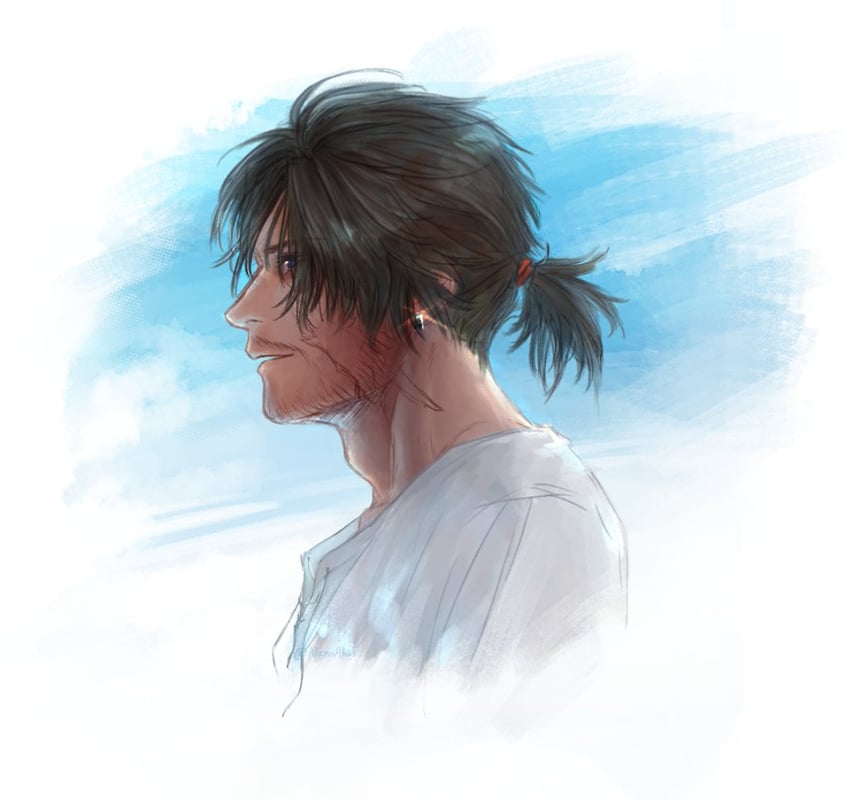 clive rosfield (final fantasy and 1 more) drawn by natsu9625