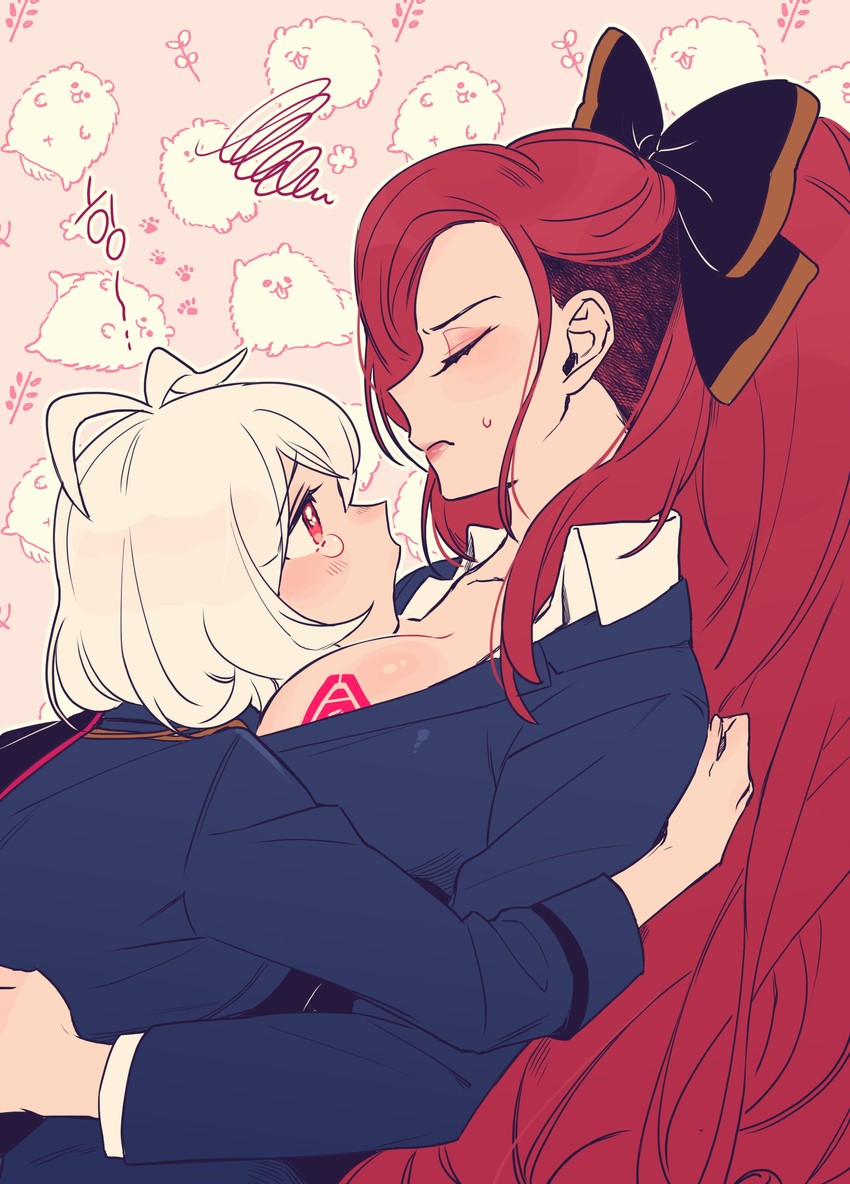 aohitsugi nemu and kadenokoji ichijiku (hypnosis mic) drawn by nyagoya