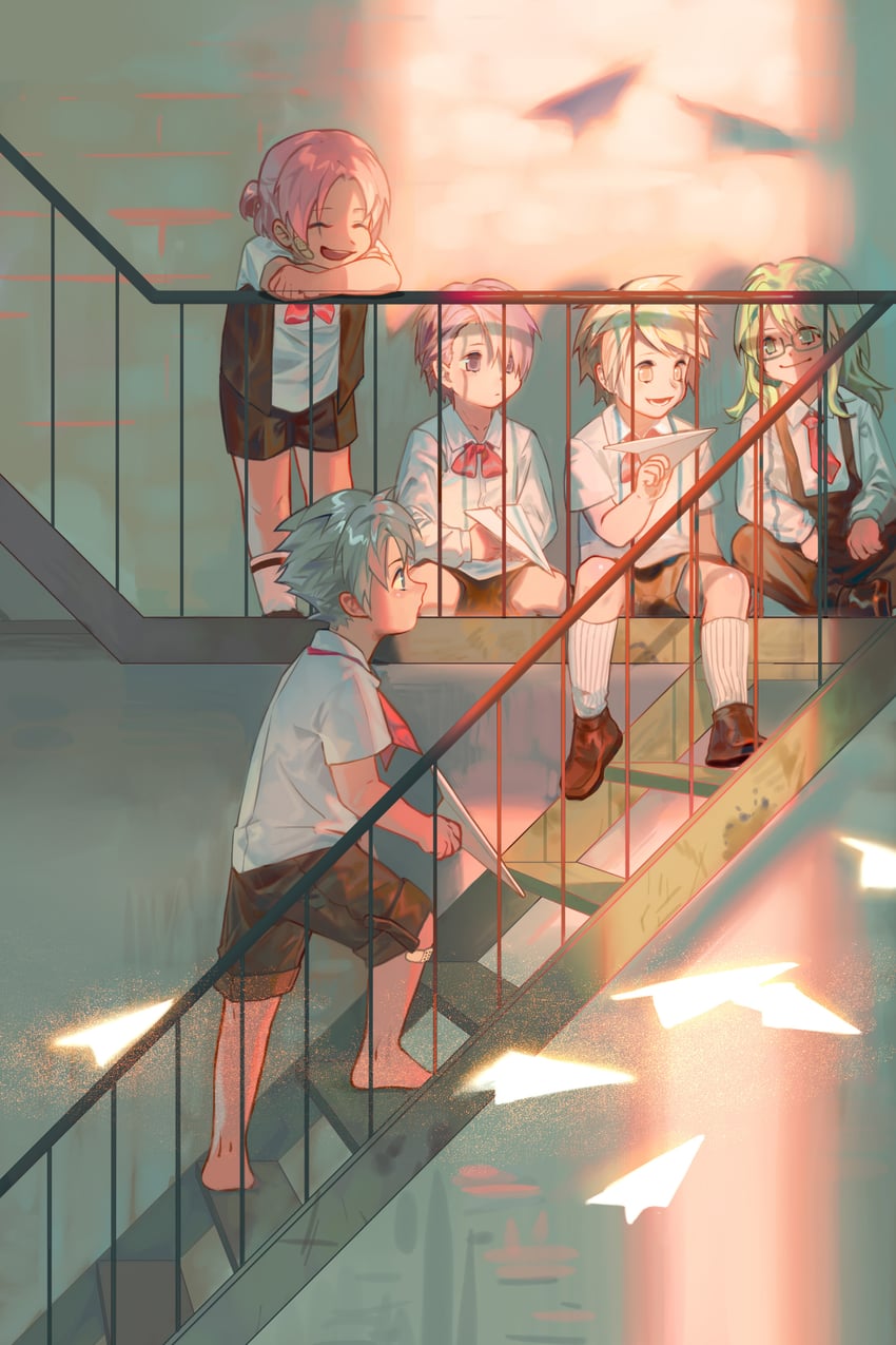 giancarlo bourbon del monte, giulio di bondone, bernardo ortolani, luchino gregoretti, and ivan fiore (lucky dog 1) drawn by xiaoquandianer