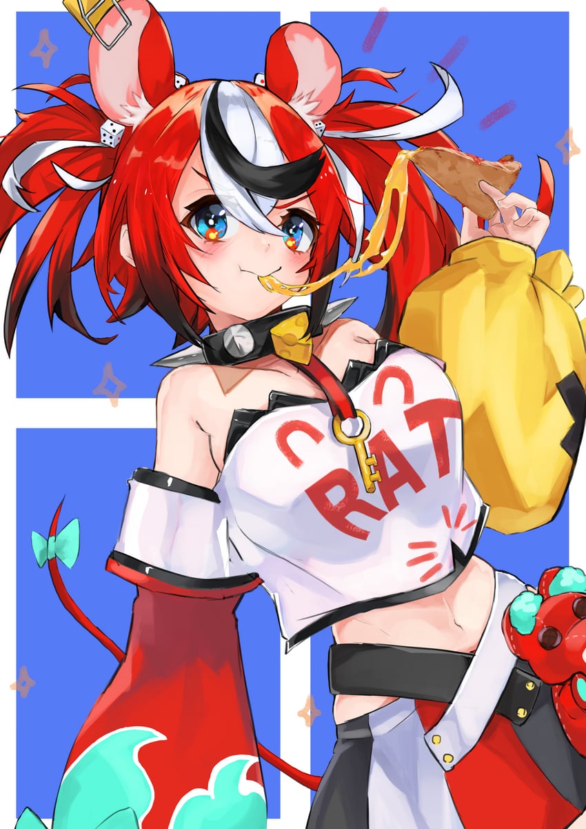 hakos baelz (hololive and 1 more) drawn by chankuro