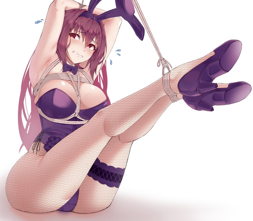scathach (fate and 1 more) drawn by harris_hero