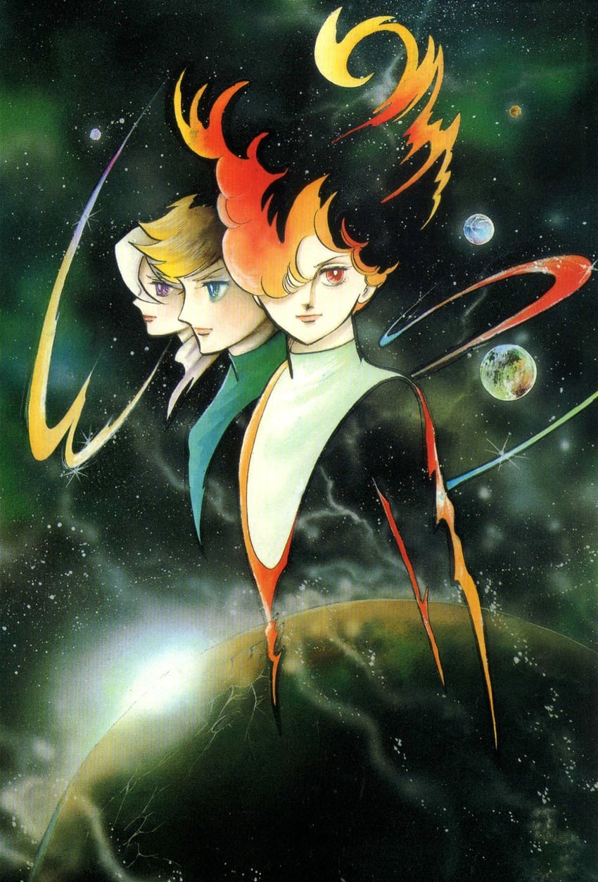 soldier blue, jomy marquis shin, and tony (toward the terra) drawn by takemiya_keiko