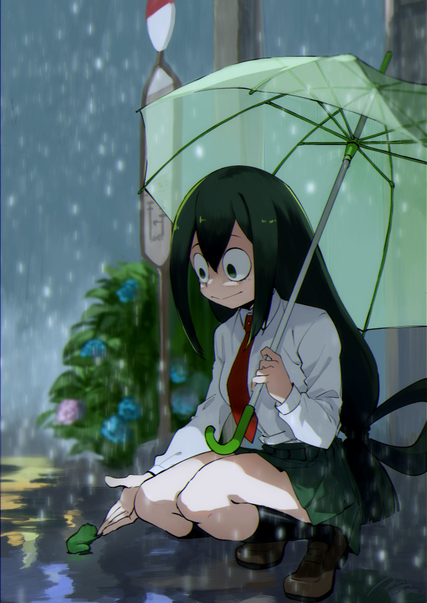 asui tsuyu (boku no hero academia) drawn by matsuya_(pile)