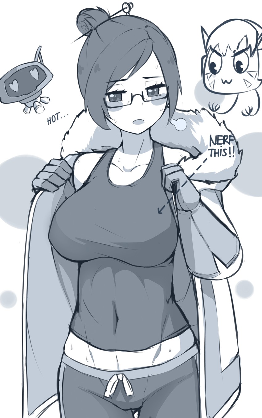 mei, snowball, and d.va (overwatch and 1 more) drawn by hentaki