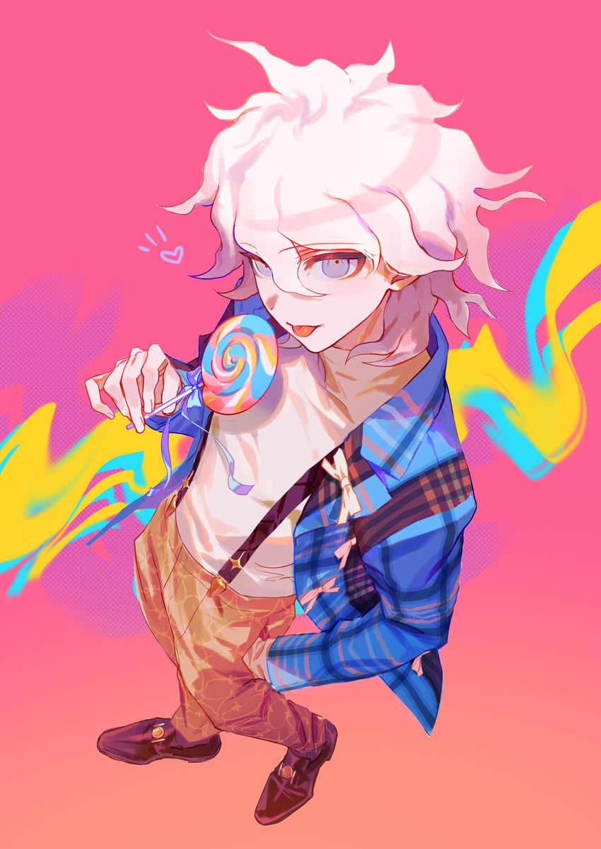 komaeda nagito (danganronpa and 1 more) drawn by fug_uai