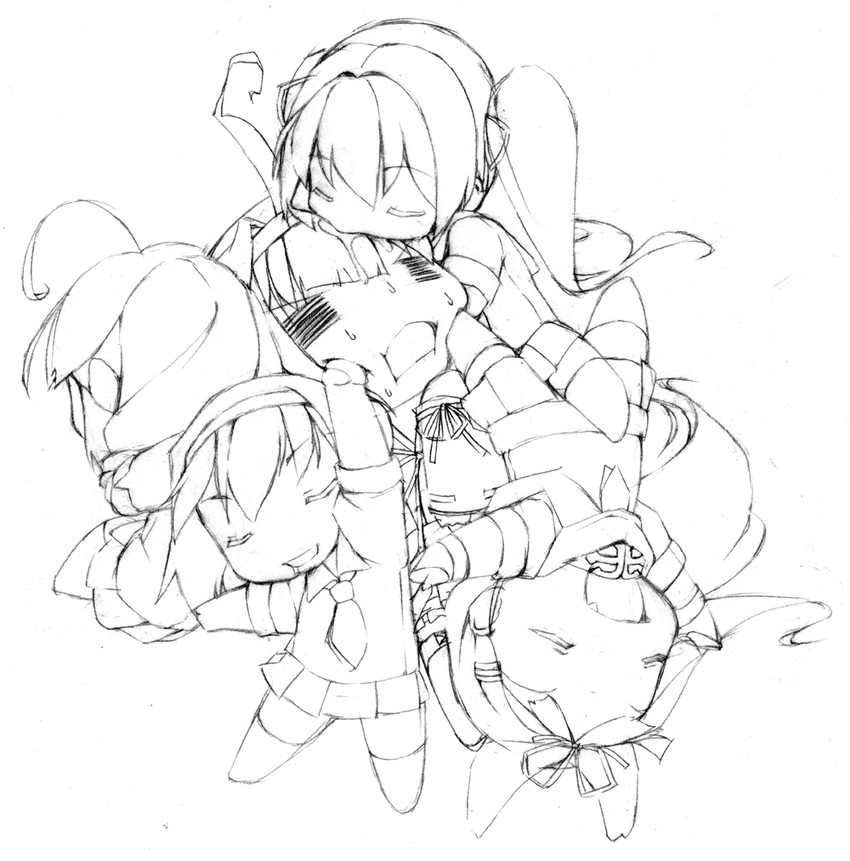 shigure, kongou, yuudachi, yuudachi kai ni, murasame, and 2 more (kantai collection) drawn by nonsugar