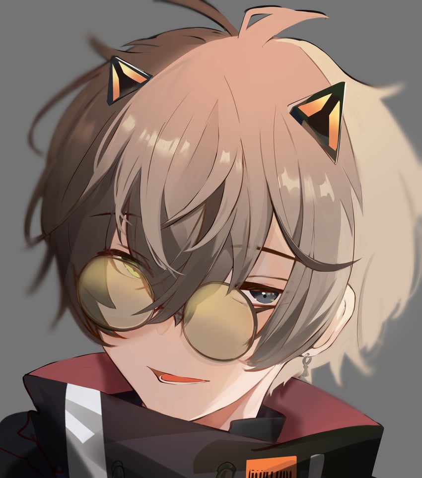 alban knox (nijisanji and 1 more) drawn by karrot