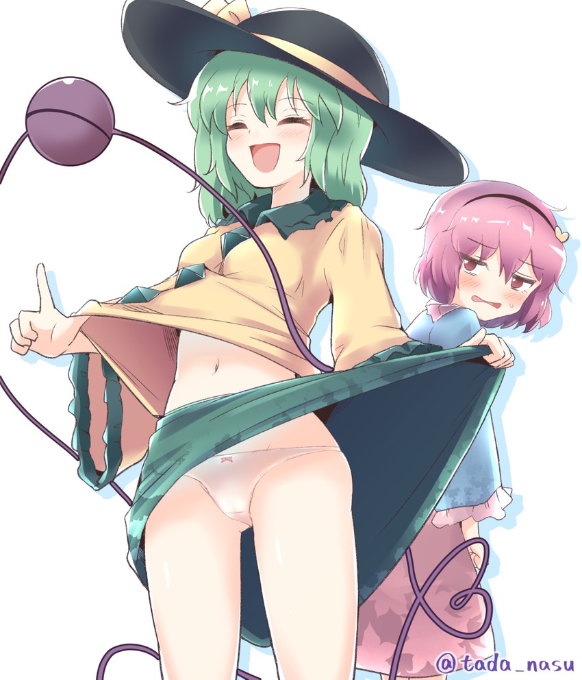 komeiji koishi and komeiji satori (touhou) drawn by tada_no_nasu