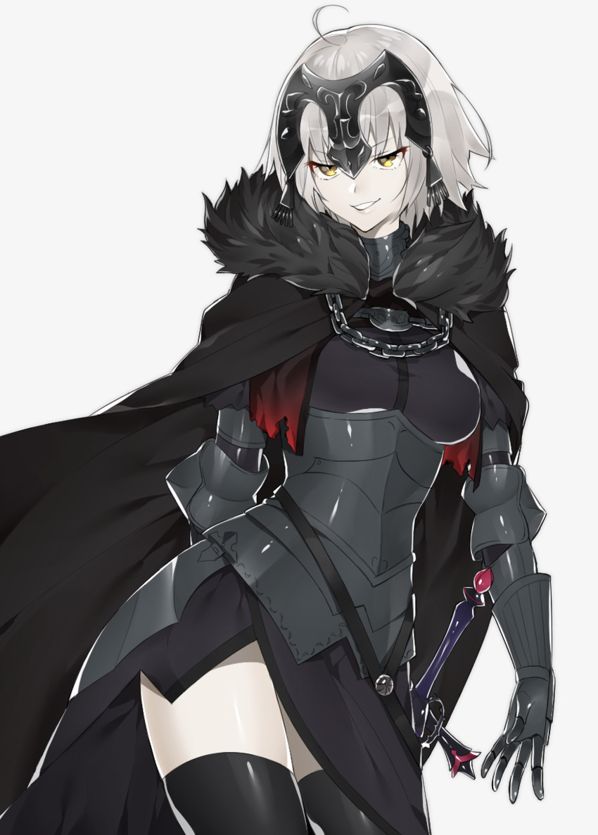 jeanne d'arc alter (fate and 1 more) drawn by sino42