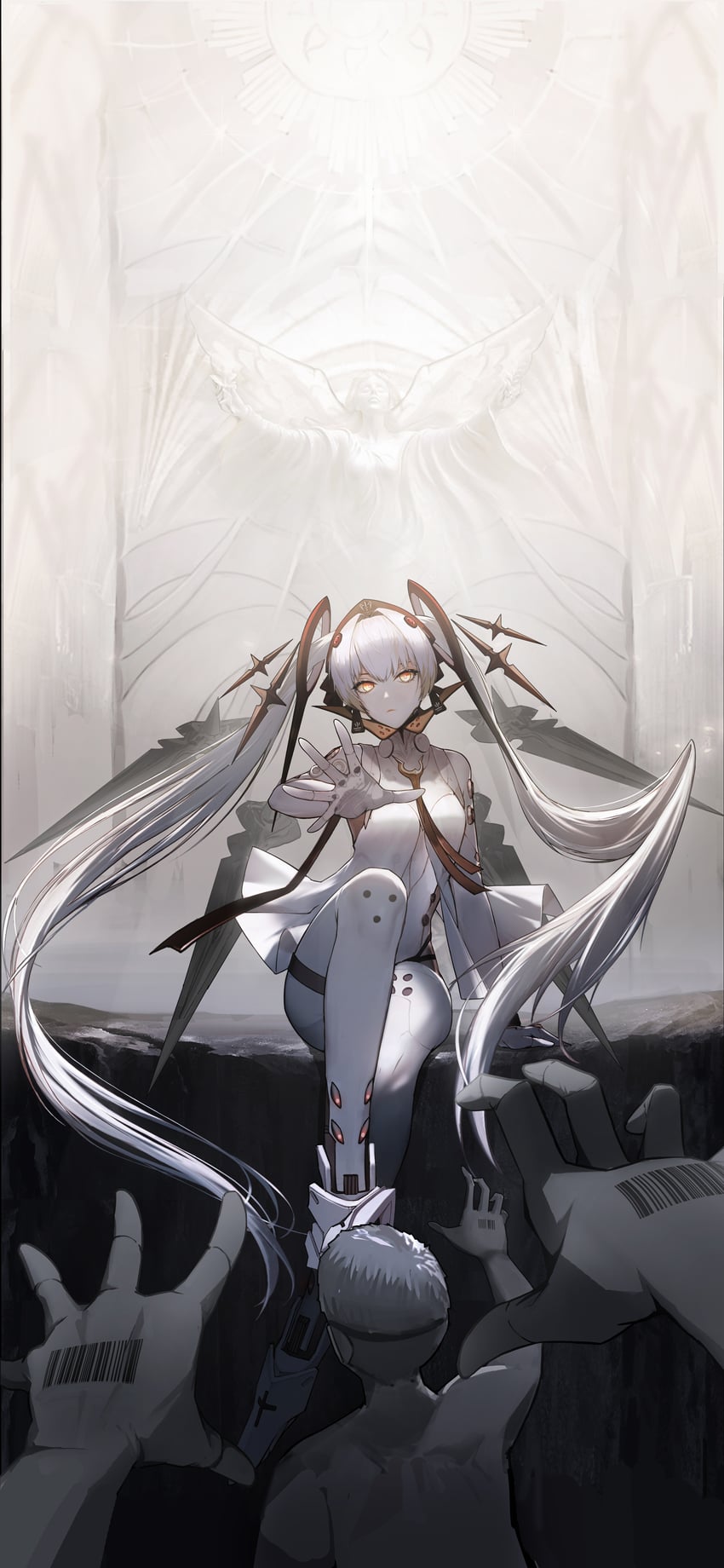 luna and luna: laurel (punishing: gray raven) drawn by chaomian_buyao_mian