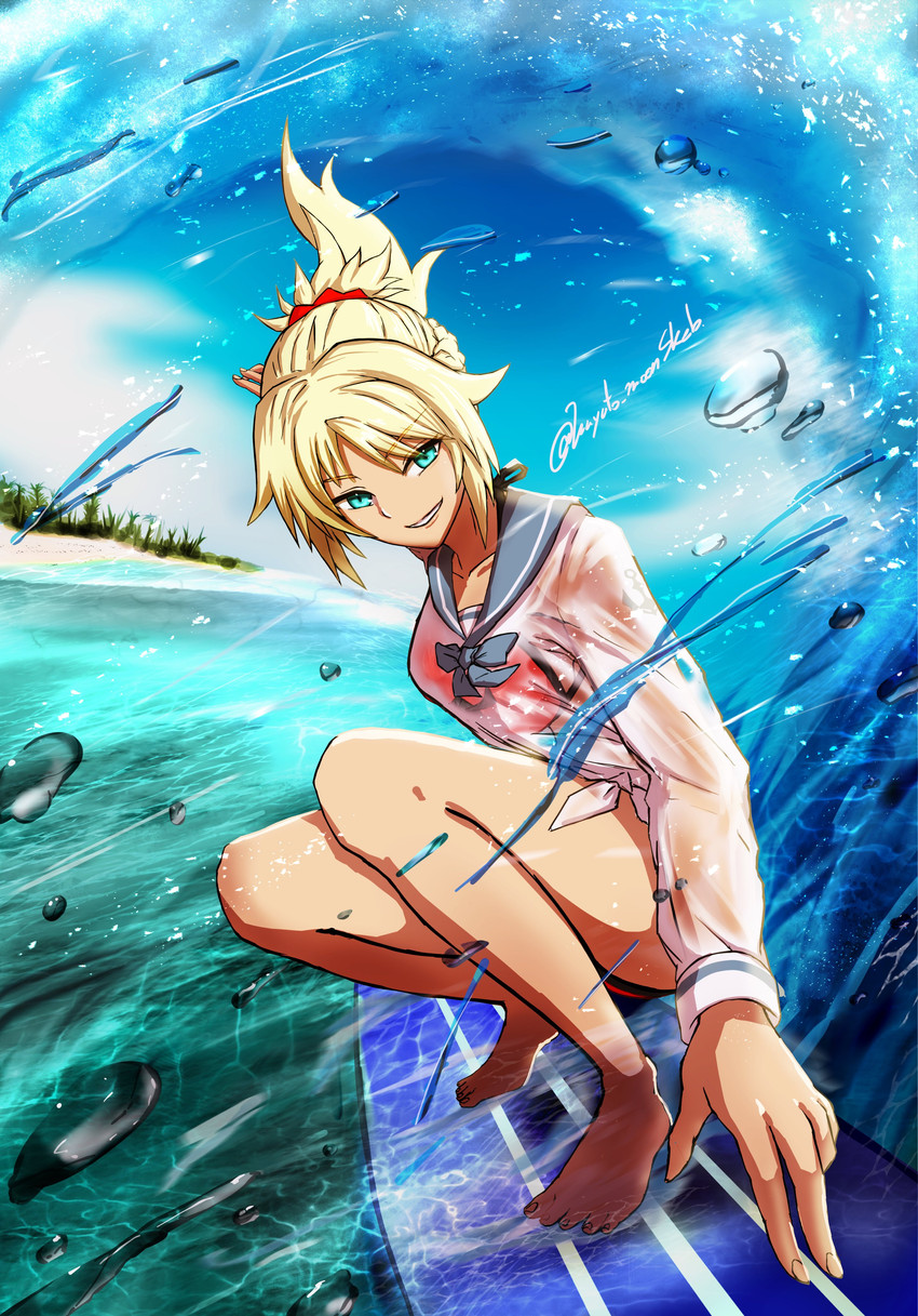 mordred (fate and 1 more) drawn by ikecchi_(hayato_moon)