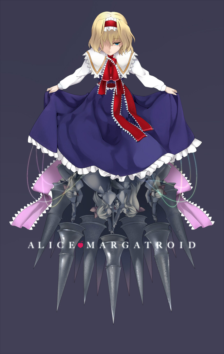alice margatroid and shanghai doll (touhou) drawn by saryuu_(iriomote)
