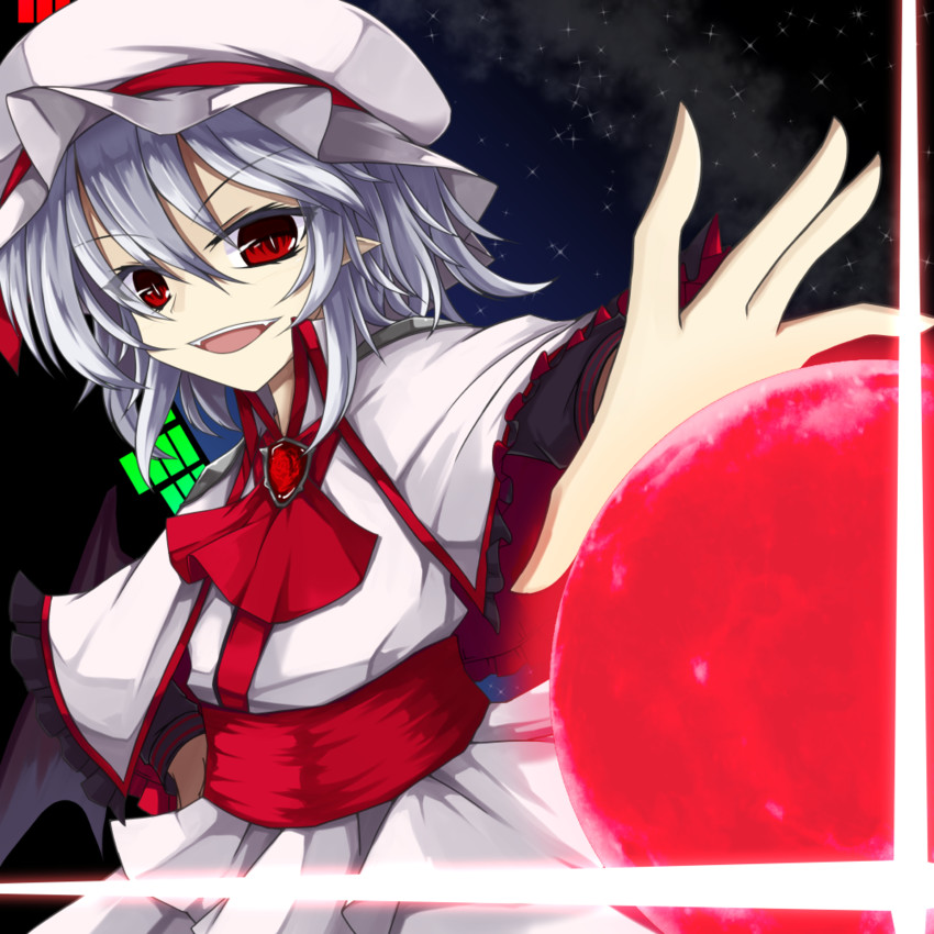 remilia scarlet (touhou) drawn by akisome_hatsuka