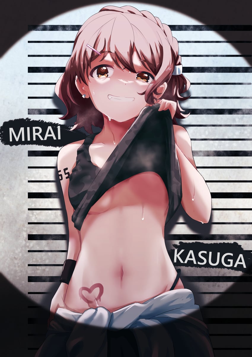 kasuga mirai (idolmaster and 2 more) drawn by sanami_(sanami_t_38)