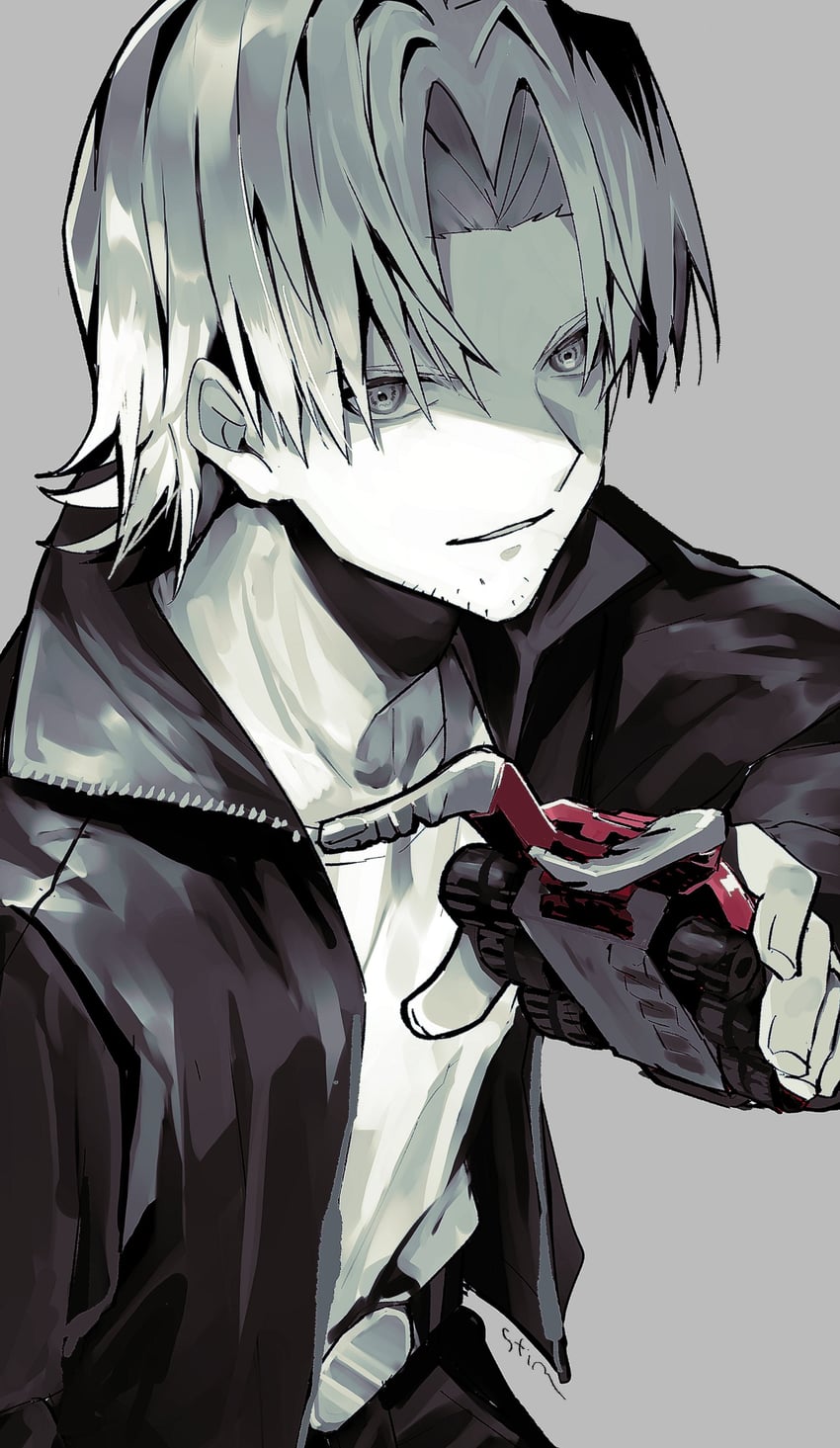 andou loid and caesar kaiser emperor (jinzou konchuu kabutoborg vxv) drawn by kuroda_(kuro_yyy)