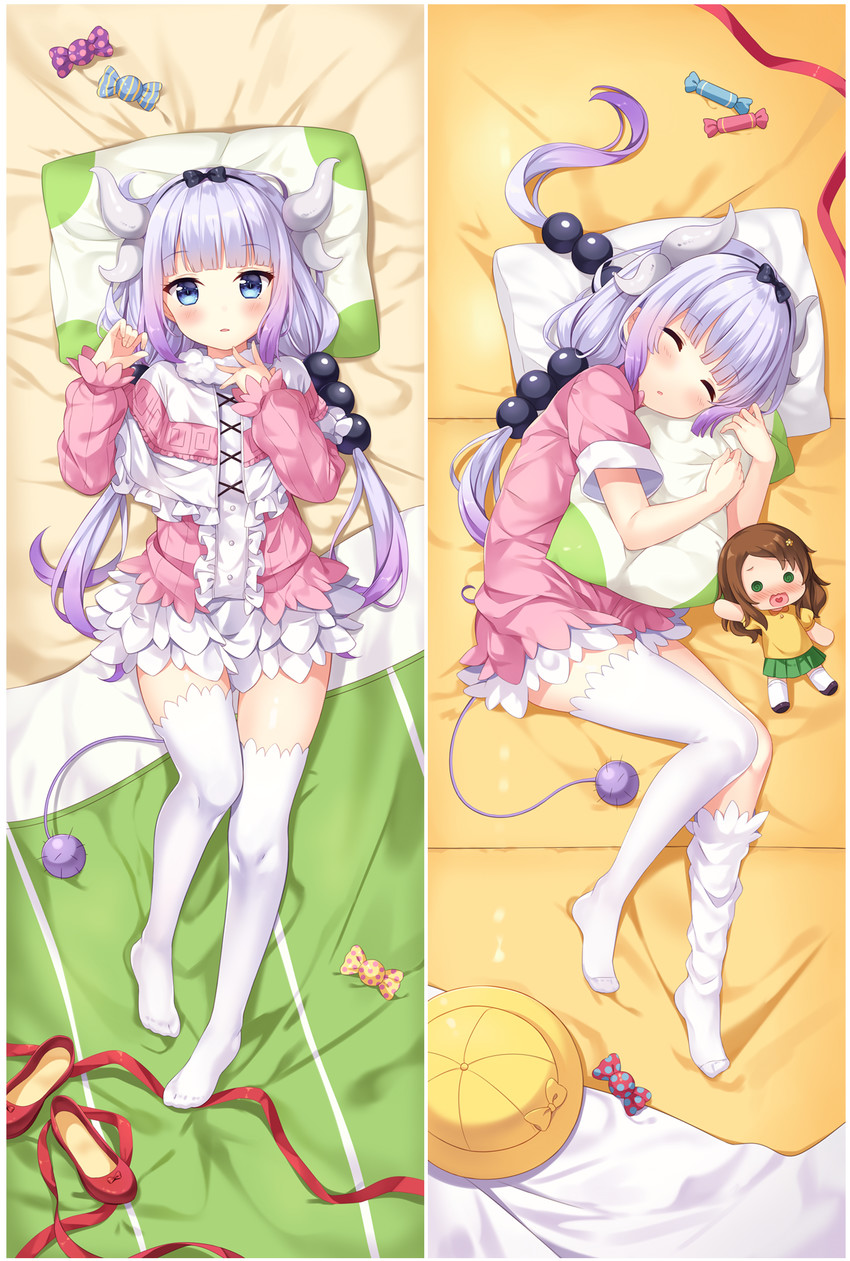 kanna kamui and saikawa riko (kobayashi-san chi no maidragon) drawn by hitsukuya