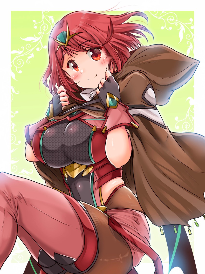 pyra (xenoblade chronicles and 2 more) drawn by kurokaze_no_sora