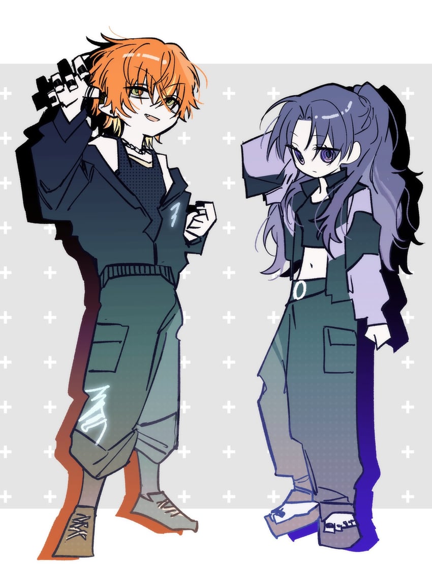 asahina mafuyu and shinonome akito (project sekai and 1 more) drawn by goguma_wagamja