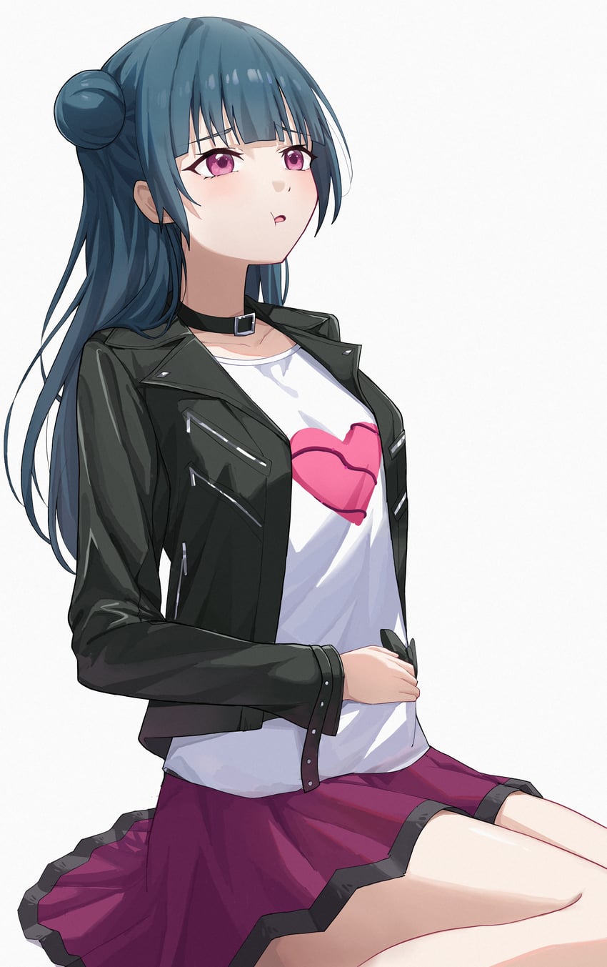 tsushima yoshiko (love live! and 1 more) drawn by chideno