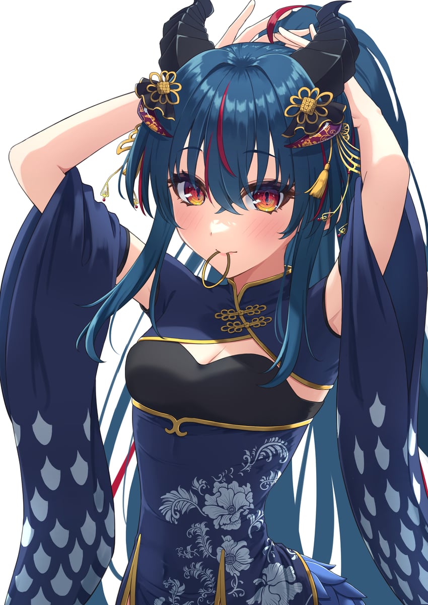 wakana kohaku (isekai tensei shite v ni narimashita) drawn by mitsuria_(kanesho1102)