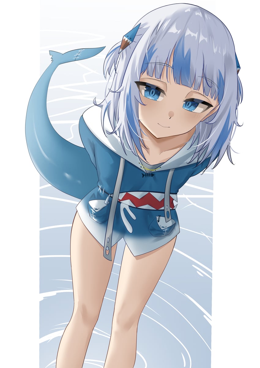 gawr gura (hololive and 1 more) drawn by rebelium