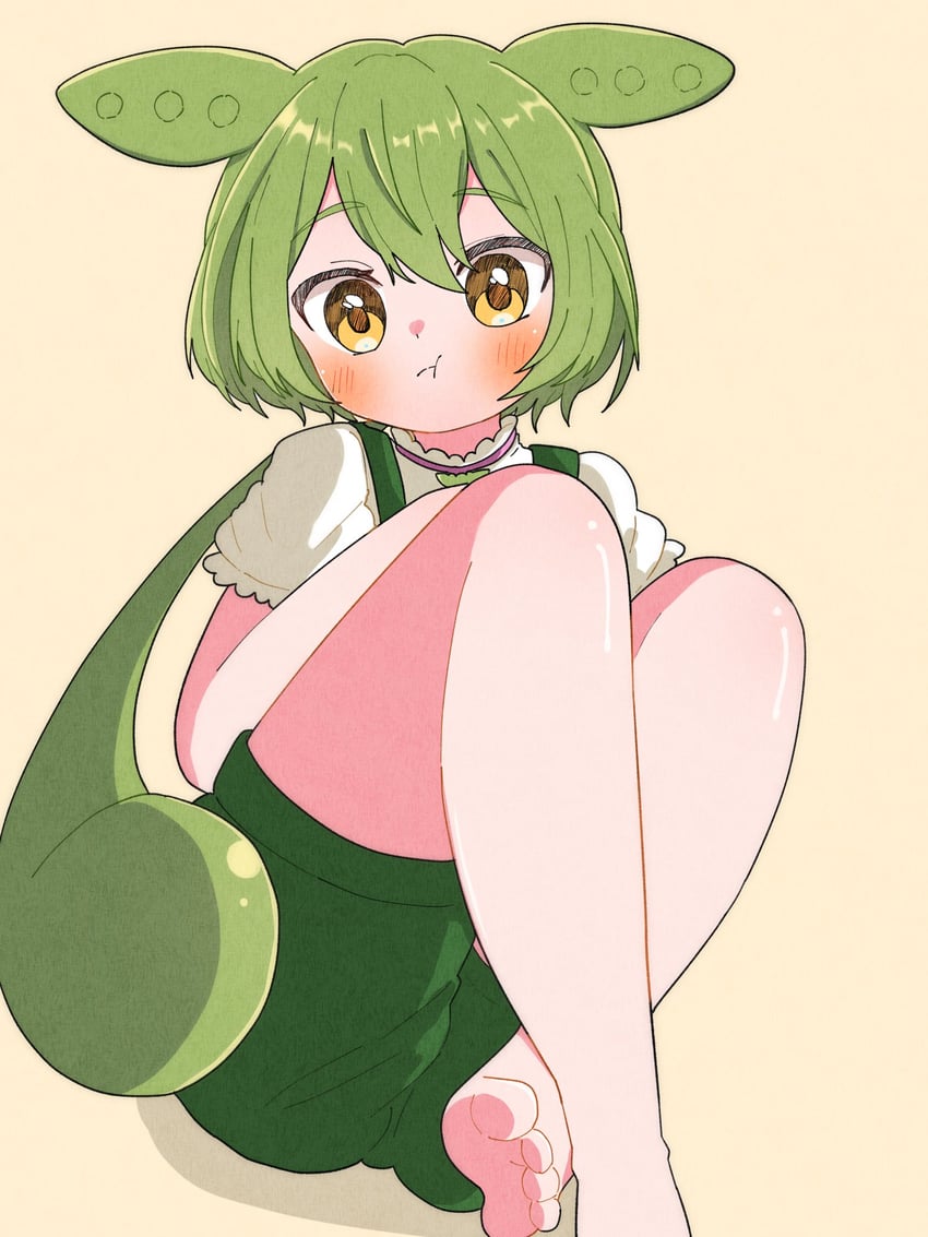 zundamon (voiceroid and 1 more) drawn by haru_maron