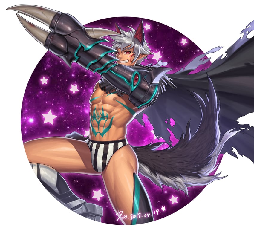 male fighter (dungeon and fighter) drawn by jin_(sirius-j)