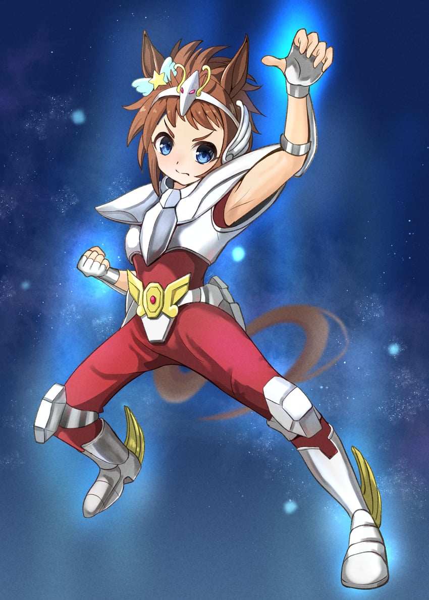 biko pegasus and pegasus seiya (umamusume and 1 more) drawn by shuten_(shutehaan)