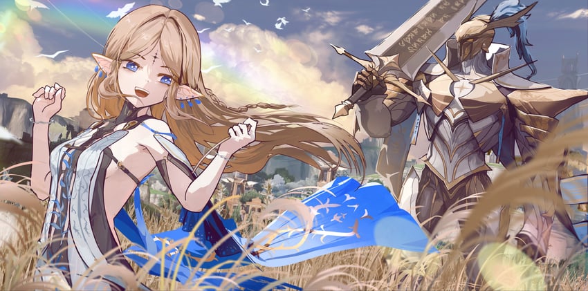 cartethyia, capitaneus, and cadanto (wuthering waves) drawn by ryeon_(naturesan)