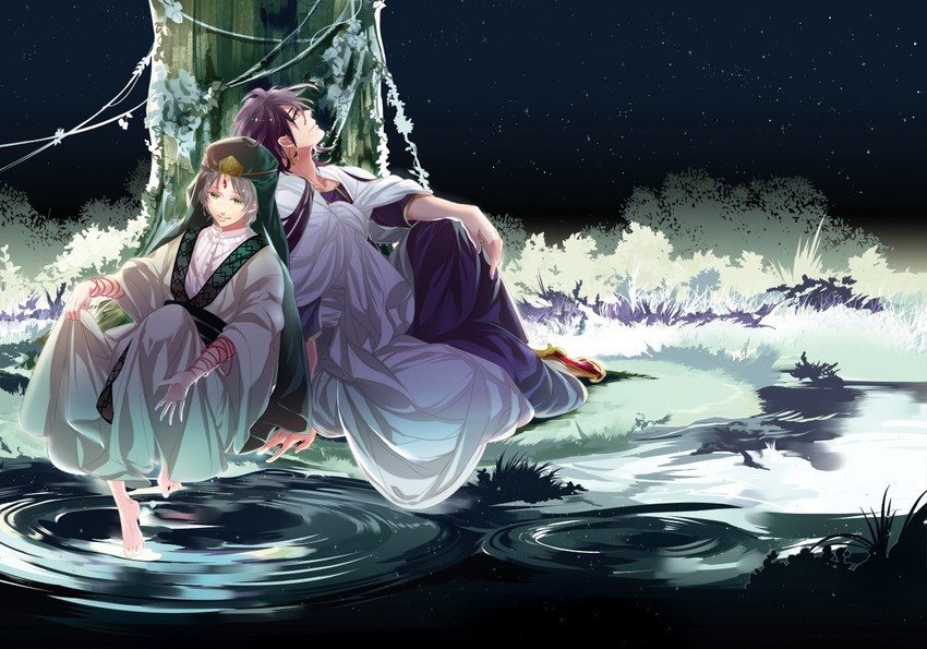 sinbad and ja'far (magi the labyrinth of magic) drawn by himuka_roko