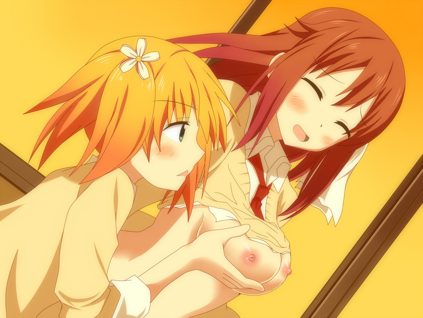 takayama haruka and sonoda yuu (sakura trick) drawn by ginsen