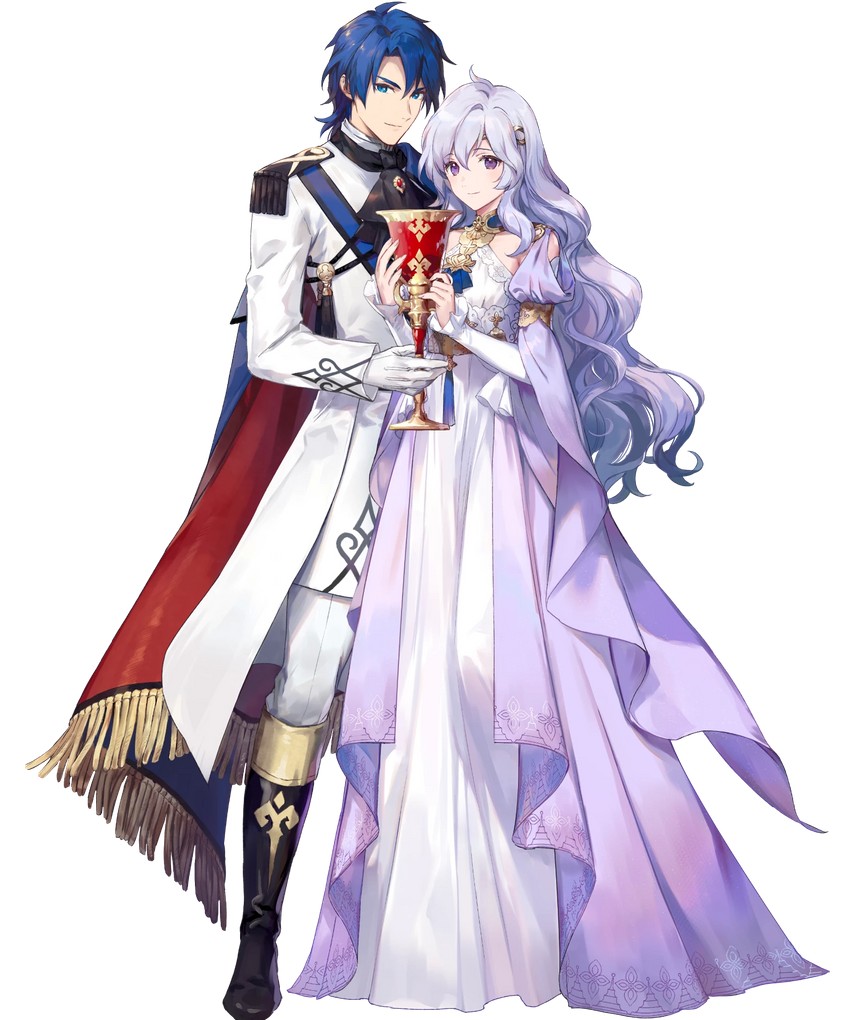 sigurd and deirdre (fire emblem and 2 more) drawn by azu-taro