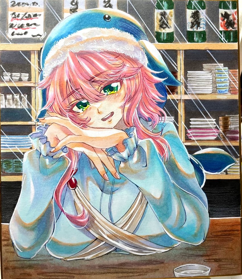 okunoda miyoi (touhou) drawn by mitsu~