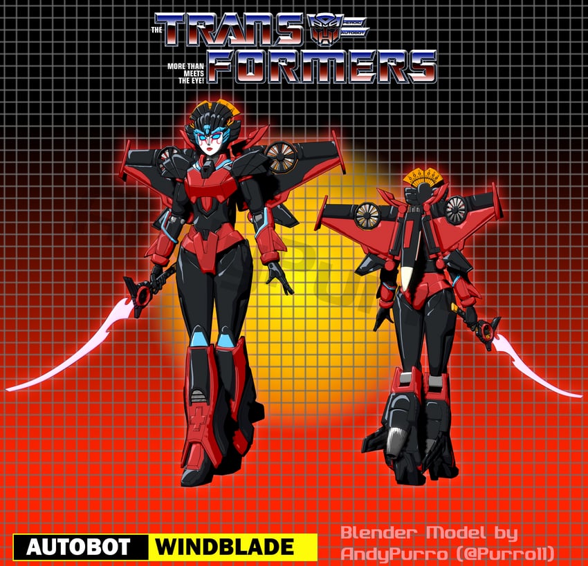 windblade (transformers and 1 more) drawn by andypurro