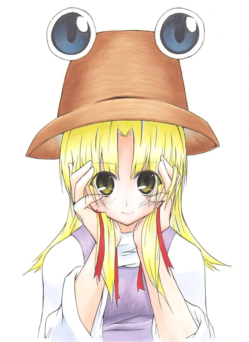 moriya suwako and pyonta (touhou) drawn by katori_somekoo