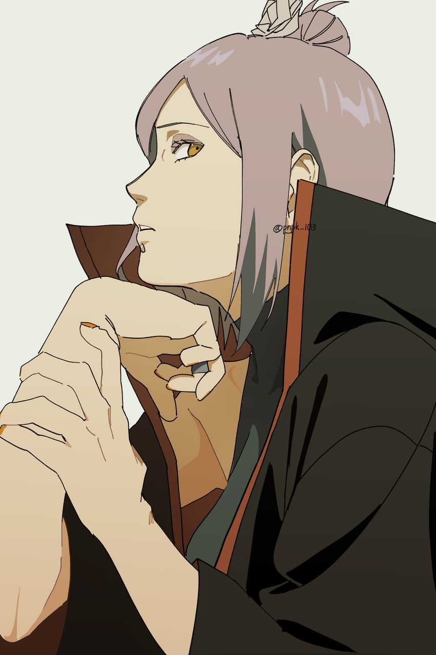 konan (naruto and 1 more) drawn by pnpk_1013