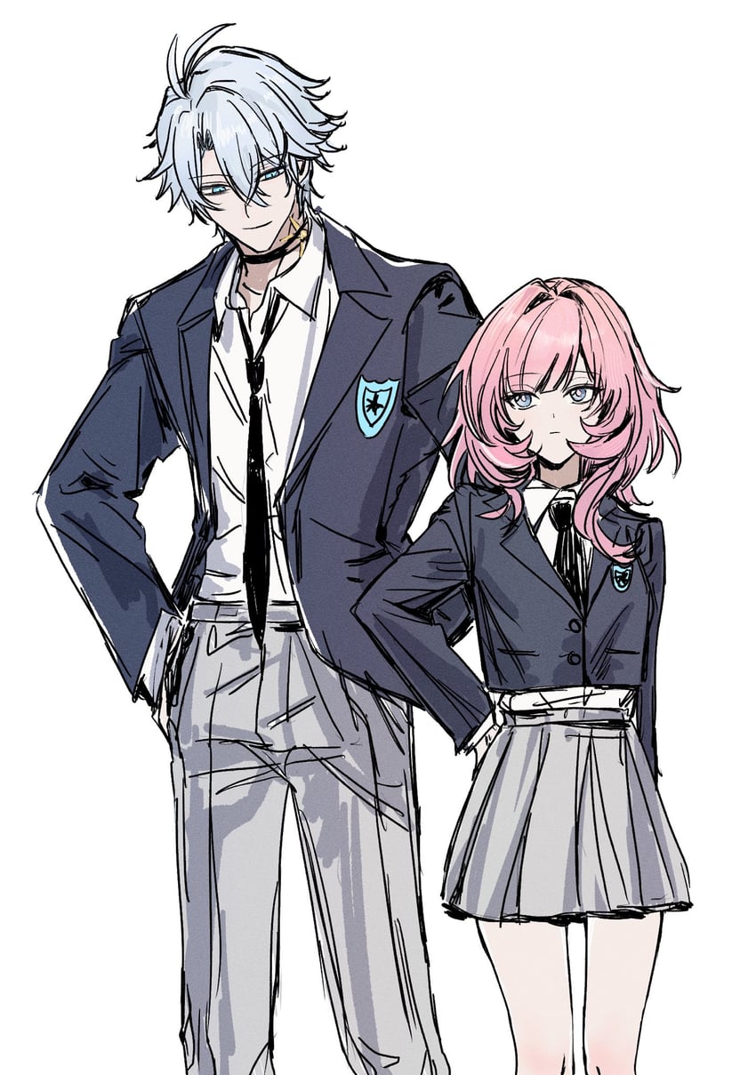 phainon and cyrene (honkai and 1 more) drawn by ilsijeongj2213