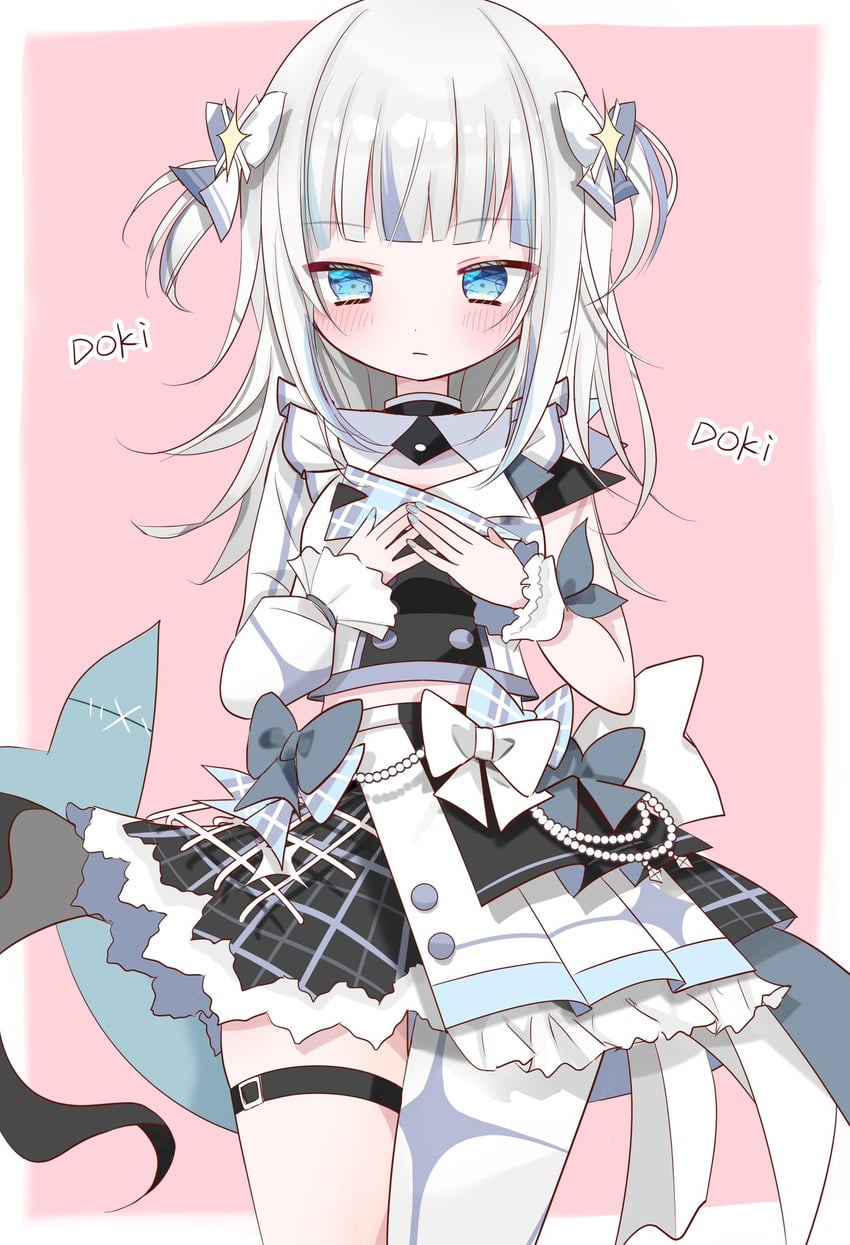 gawr gura (hololive and 1 more) drawn by tsuru_comic