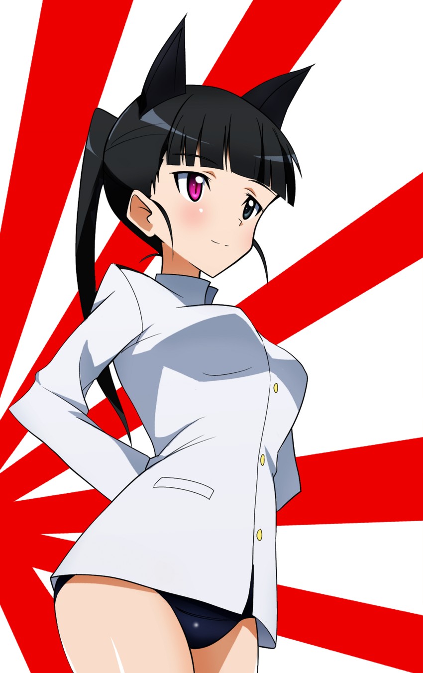 sakamoto mio (world witches series and 1 more) drawn by tokiani