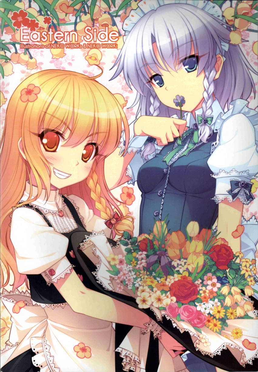 kirisame marisa and izayoi sakuya (touhou) drawn by ideolo and sayori_(neko_works)