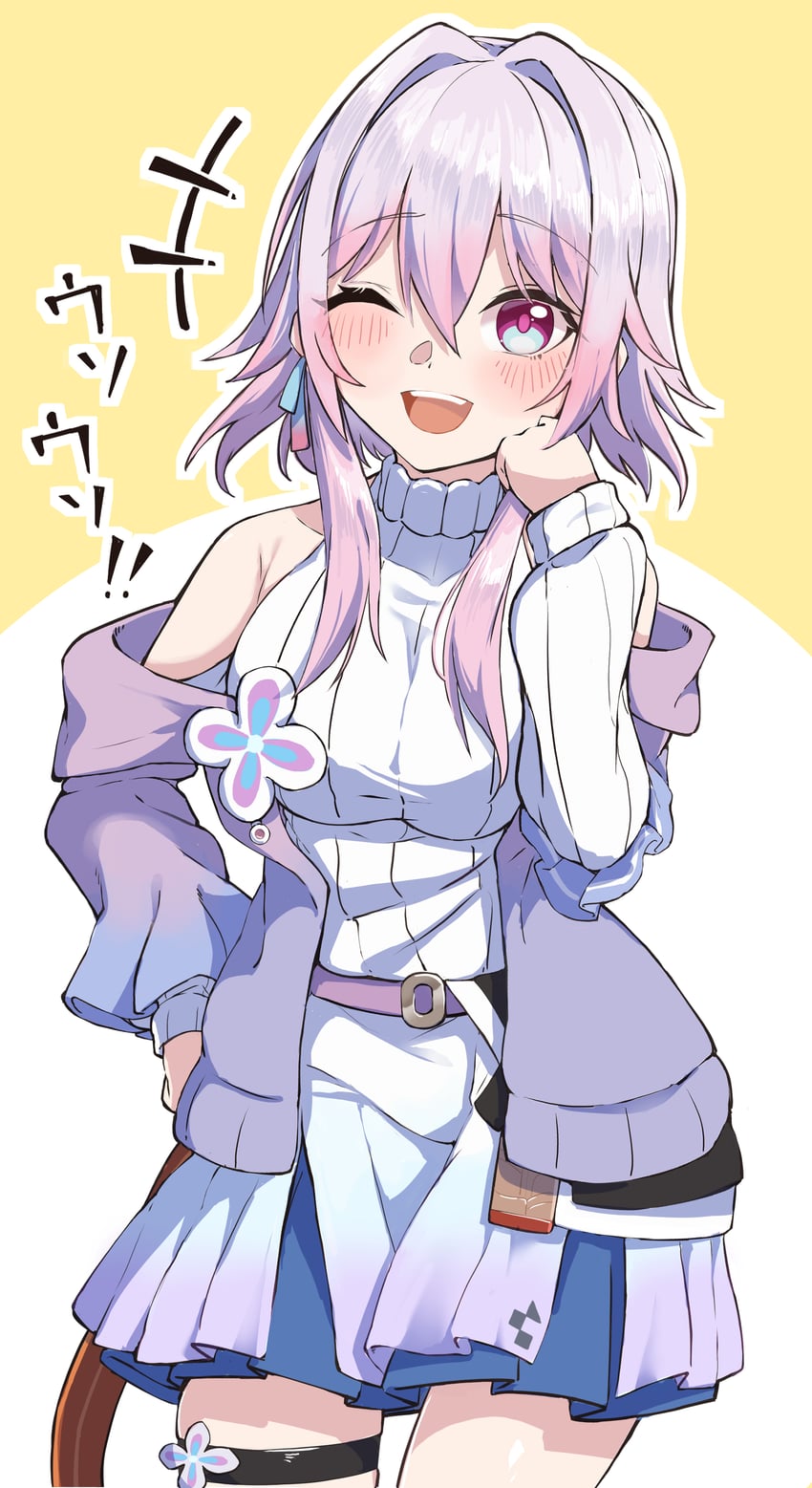 march 7th (honkai and 1 more) drawn by nemu7777