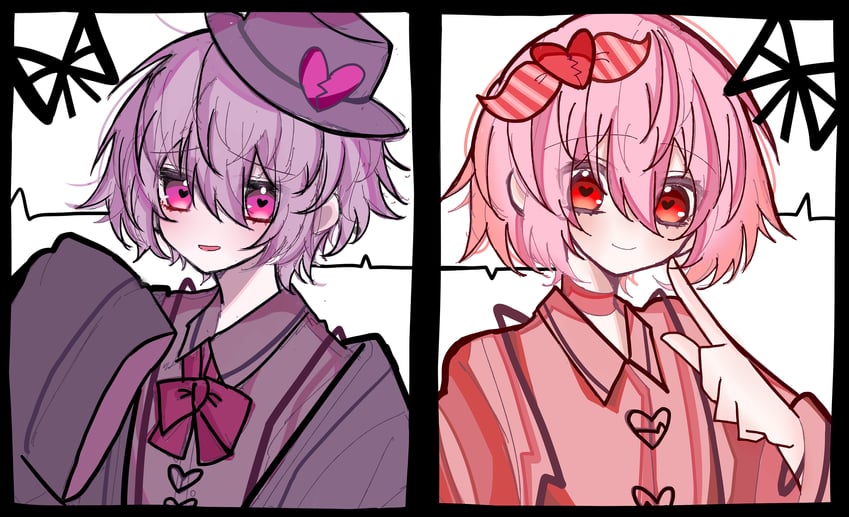 yande-kun and shinde-chan (original and 2 more) drawn by yamii447