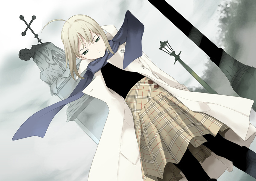 artoria pendragon and saber (fate and 1 more) drawn by takenashi_eri