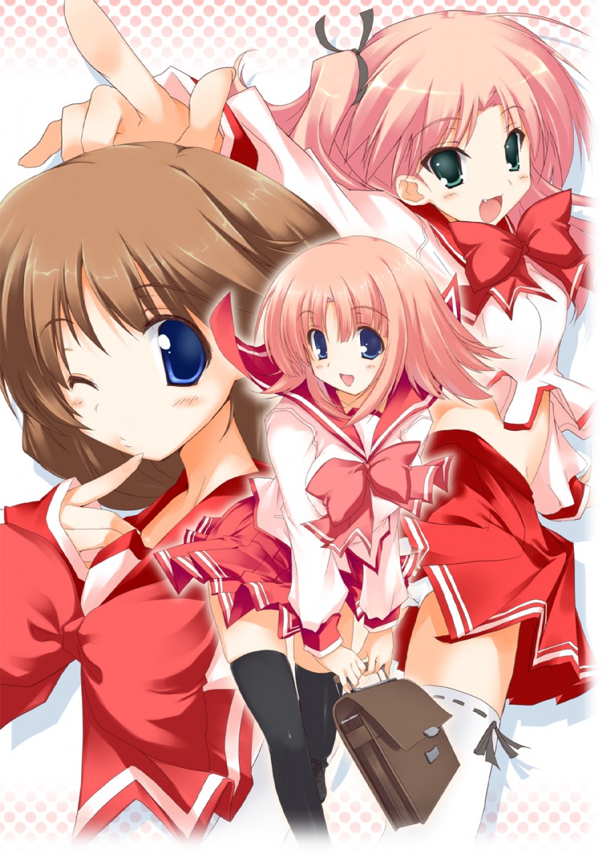 maaryan, komaki ikuno, milfa, and kouno harumi (to heart and 2 more) drawn by yoshiwo