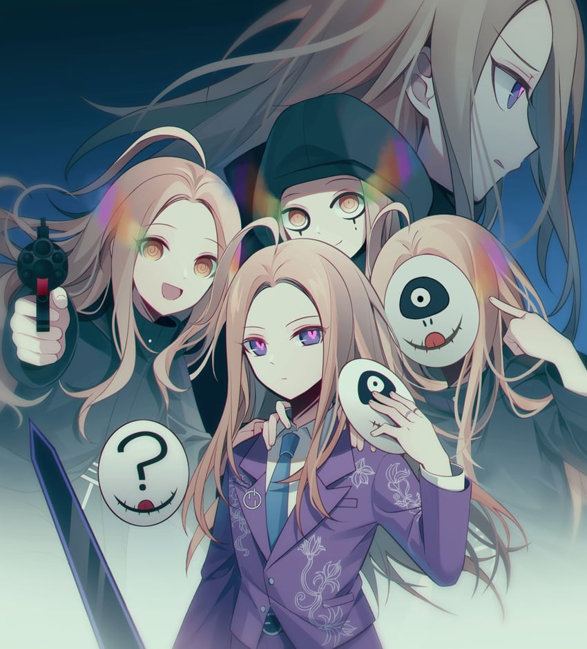 makoto kagutsuchi (master detective archives: rain code) drawn by qiao_xing