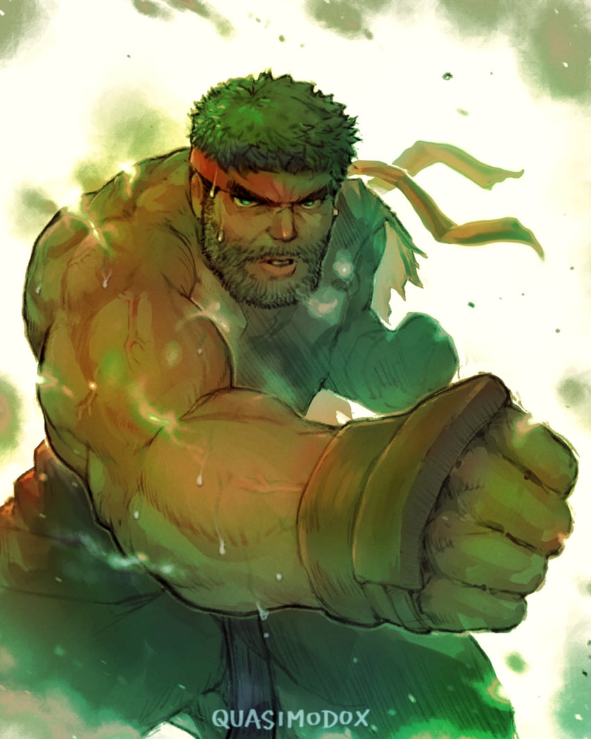 ryu (street fighter and 1 more) drawn by quasimodox