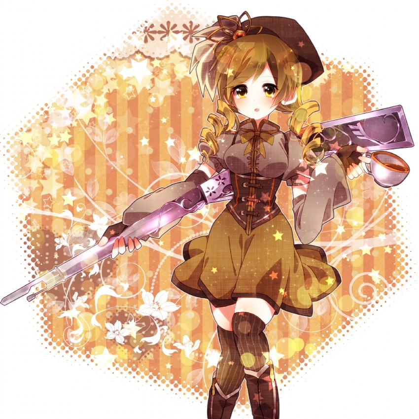 tomoe mami (mahou shoujo madoka magica) drawn by amano_hotaru_(hotaama)