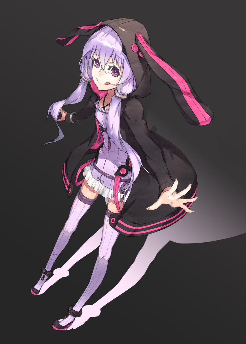 yuzuki yukari (vocaloid and 1 more) drawn by neco