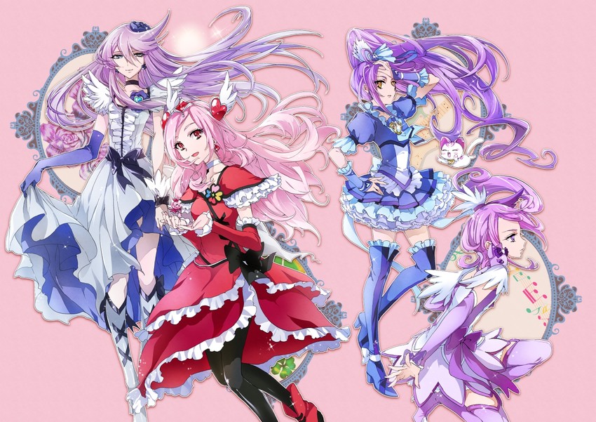 kenzaki makoto, higashi setsuna, tsukikage yuri, kurokawa eren, seiren, and 6 more (precure and 4 more) drawn by chiyo_(rotsurechiriha)